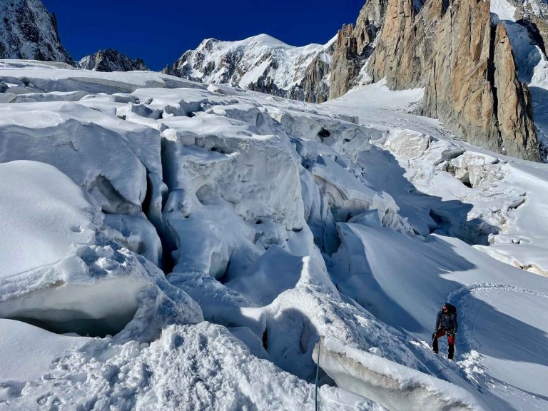 Travesía Glaciar Vallée Blanche